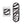 Load image into Gallery viewer, SAFARI Gift Bundle: Zebra EDC Kit + Zip-it Scrunchie + Pocket Mirror + Glasses Cleaner + Comb