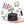 Load image into Gallery viewer, SAFARI Gift Bundle: Black EDC Kit + Zip-it Scrunchie + Pocket Mirror + Glasses Cleaner