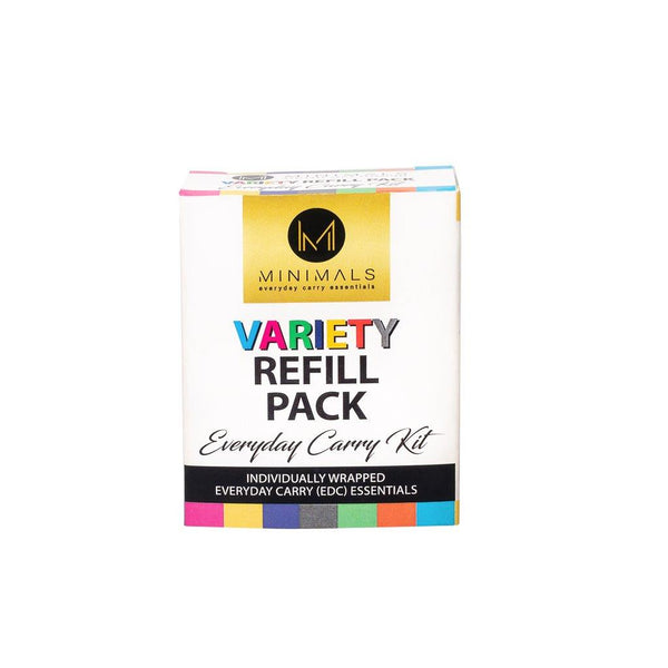 Minimals 7-Sachet Variety Refill Pack (Ladies Everyday Carry Kit)