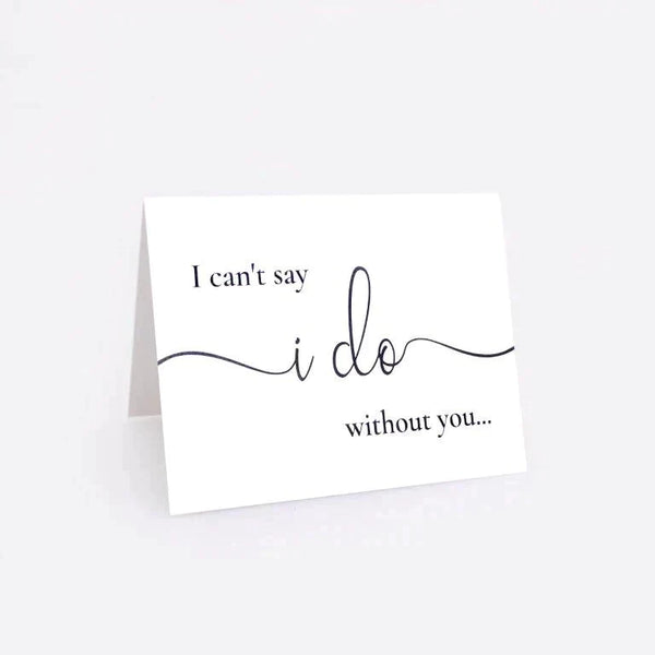 Bridesmaid Proposal Box - Ice Blue