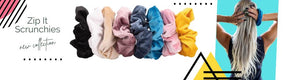 Minimals 'Zip It' Scrunchies