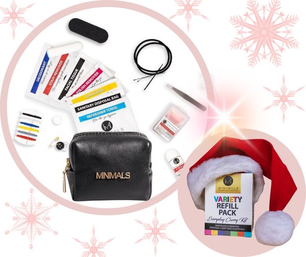 Black 20-Piece Everyday Carry Kit + 7-Sachet Variety Refill Pack