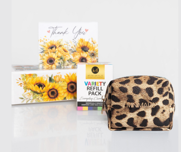 Secretary's Day: Leopardskin 20p EDC Kit + 7p Refill Pack