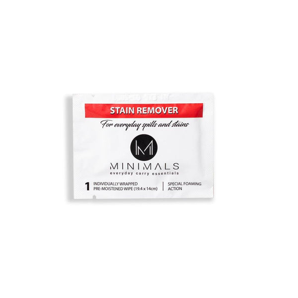 Minimals individually wrapped Stain Remover Wipes - 100 wipe sachets per box