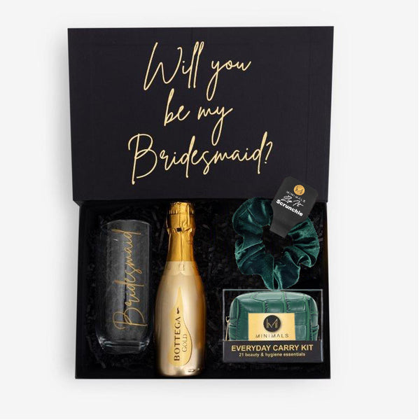 Bridesmaid Proposal Box - Emerald Green