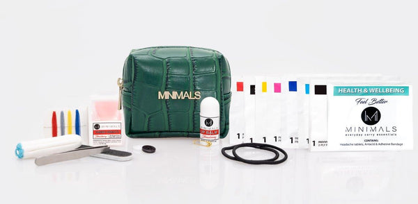 Emerald-Green 21-Piece Everyday Carry Kit + FREE 7-sachet Refill Pack Combo