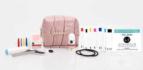 SUPER Equipped Bundle: Pearl-Pink EDC Kit + Grab & Go Pouch + 7-Sachet Refill Pack + 12-Pack Consumables Pack