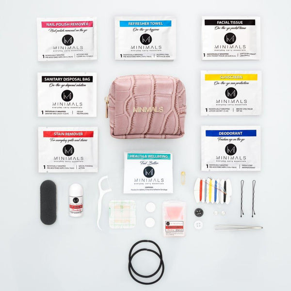Pearl Pink 20-Piece Everyday Carry Kit + 7-Sachet Variety Refill Pack