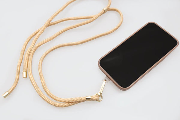 Universal Mobile Phone Case Strap - CHAMPAGNE (Light Gold)