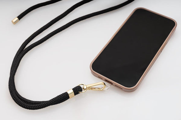 Universal Mobile Phone Case Strap - BLACK