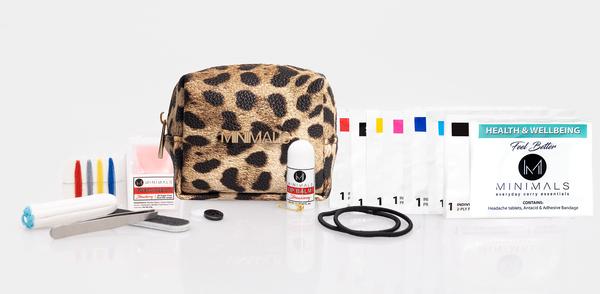 SUPER Equipped Bundle: Leopard Skin EDC Kit + Grab & Go Pouch + 7-Sachet Refill Pack + 12-Pack Cosumables Refill Pack (Copy)