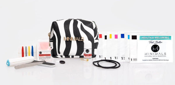 Zebra skin 20-Piece Everyday Carry Kit + FREE 7-Sachet Refill Pack Birthday Promo