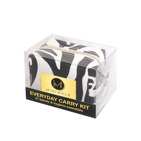 Zebra skin 20-Piece Everyday Carry Kit + FREE 7-Sachet Refill Pack Birthday Promo