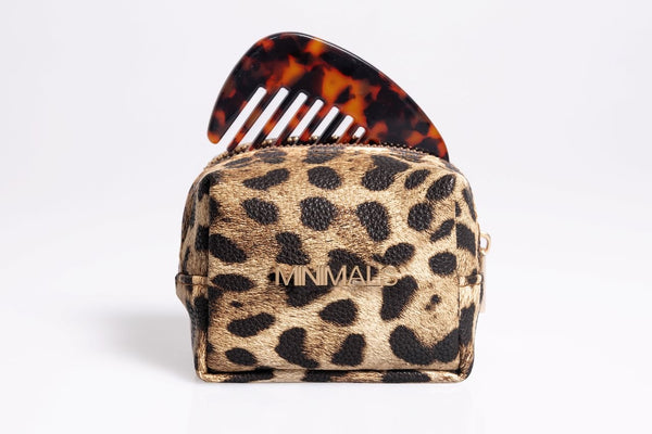 SAFARI Gift Bundle: Leopard EDC Kit + Zip-it Scrunchie + Pocket Mirror + Glasses Cleaner + Comb