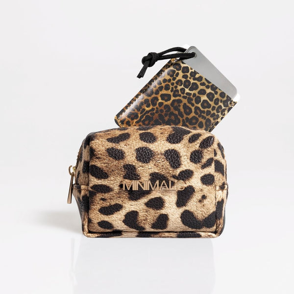 SAFARI Gift Bundle: Leopard EDC Kit + Zip-it Scrunchie + Pocket Mirror + Glasses Cleaner + Comb
