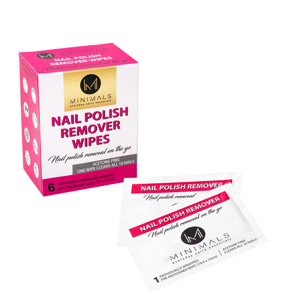 Minimals Nail Polish Remover Wipes (6-Pack)