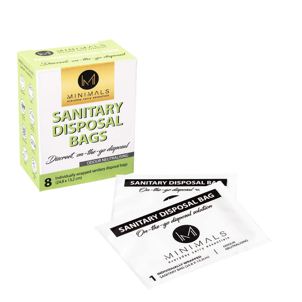 Minimals Sanitary Disposal Bags (8-Pack)